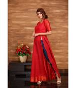 Pink Cotton Fit and Flare Dress