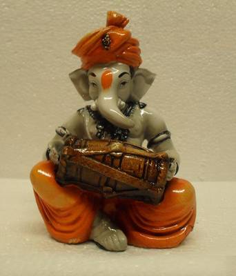 Ganesha Playing Dholak 1