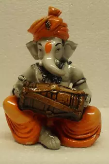 Ganesha Playing Dholak