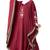 Islamic Lifestyle Kaftan abaya- Embroidered Designer abaya with Beige Border | Koshibo fabric