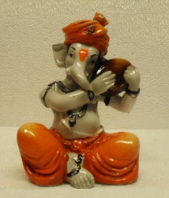Ganpati Playing Dafli 1