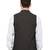 Men's Cotton Self weaving Black Colour sleeveless reversible Nehru Jackets