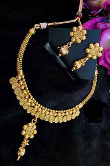 Georgeous gold plated  necklace set