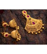 Matt finishing  red pendent set