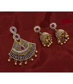 Oxidised pendant set