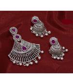 Oxidised pendant set