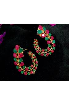 Beautiful designer multicolour stones studs