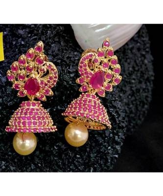 Ruby jhumkas 1