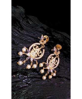 Beautiful designer CZ ear rings 1
