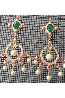 Beautiful designer CZ ear rings