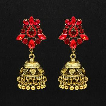 Red jhumkas 1