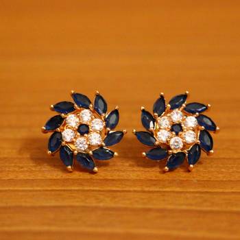 Blue studs 1