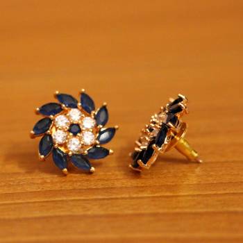 Blue studs 2