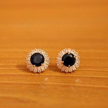 Blue studs 1