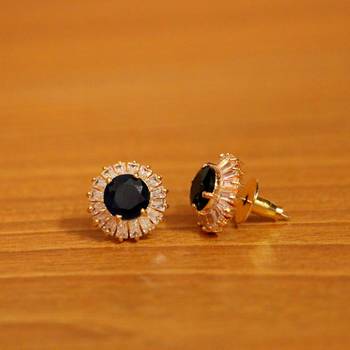 Blue studs 2