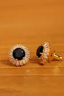 Blue studs