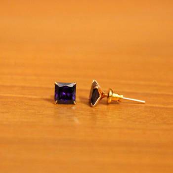 Blue studs 2