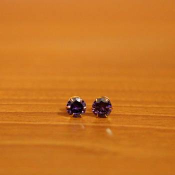 Blue studs 1