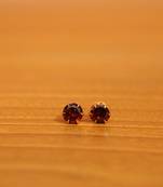 Maroon studs