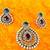 Glowing Pearl Pokli Pendant Set with Beautiful Pendant & Earrings Which Can Also Be Worn Alone v162