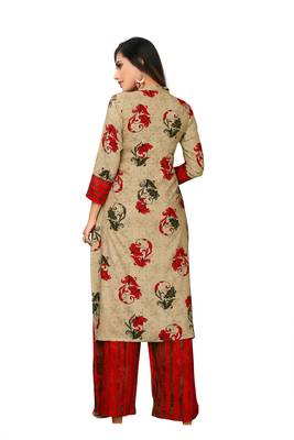 multicolor plain Rayon kurtis 2