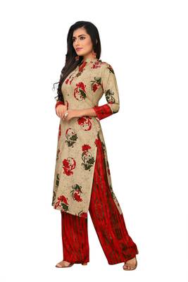 multicolor plain Rayon kurtis 3