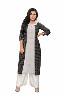 multicolor plain cotton kurtis 1