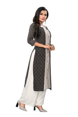 multicolor plain cotton kurtis 4