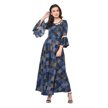 multicolor plain Rayon kurtis 1