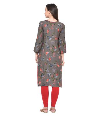 multicolor plain Rayon kurtis 2