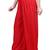 Women's  Red Rayon Solid Flared Palazzo Pant
