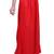 Women's  Red Rayon Solid Flared Palazzo Pant