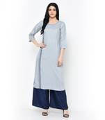 Grey   Rayon kurtis