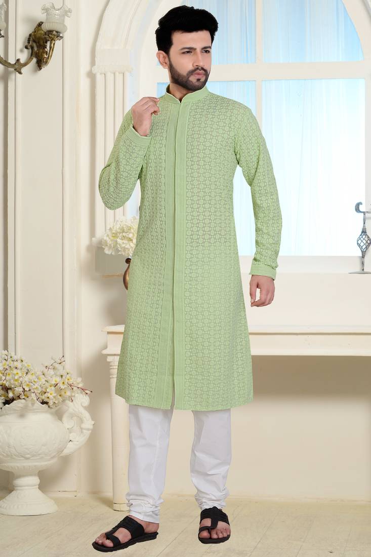 chikankari kurta pajama