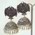 TRIBAL GERMAN SILVER JHUMKA EARRING