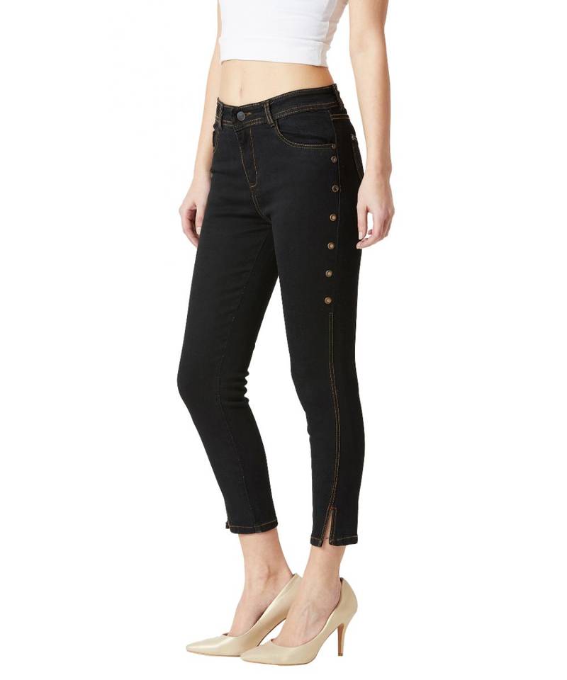 Done And Dusted High Waist Denim Pant
