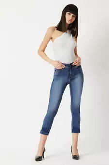 Artist Zip Crop Skinny Jeans