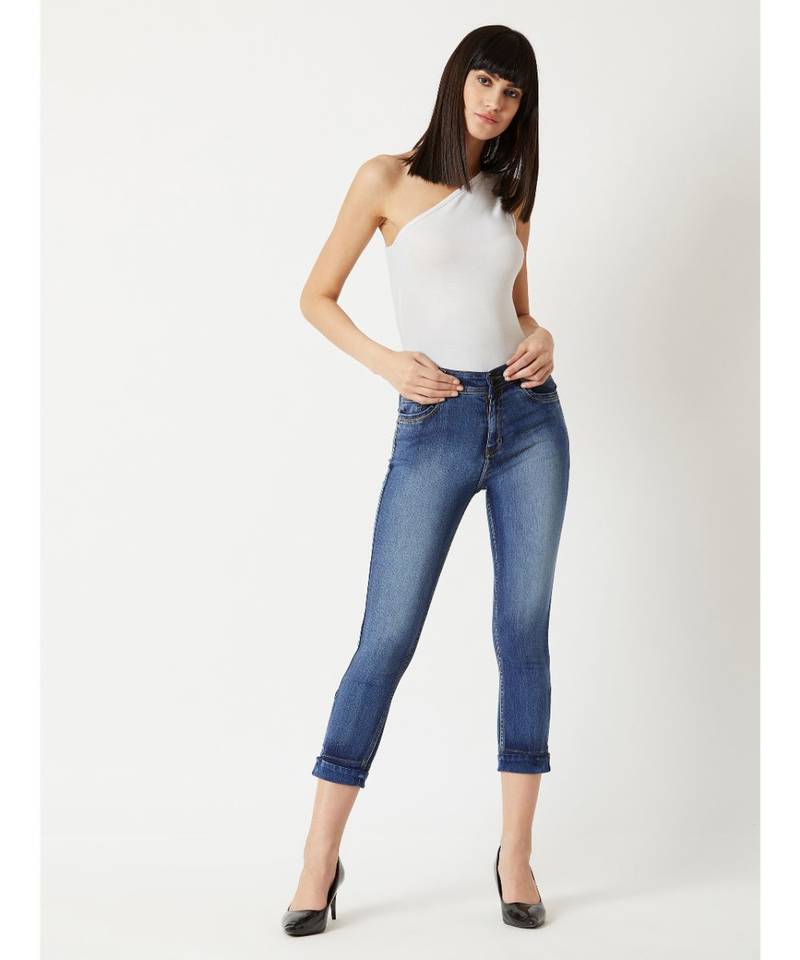Artist Zip Crop Skinny Jeans