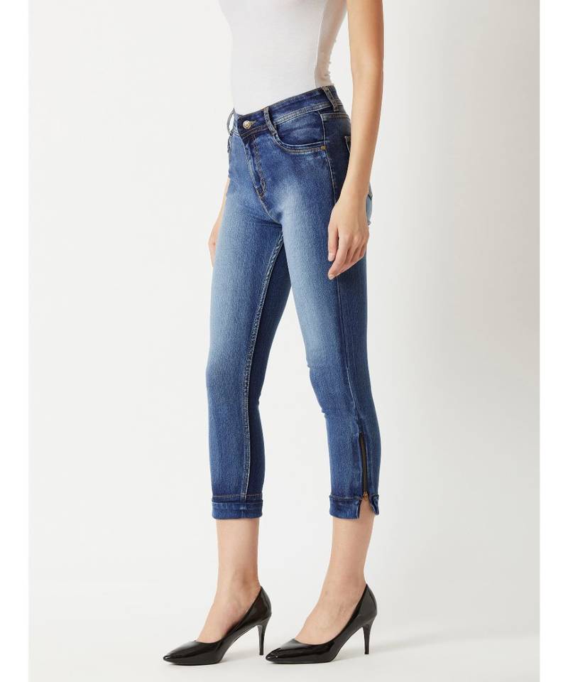 Artist Zip Crop Skinny Jeans