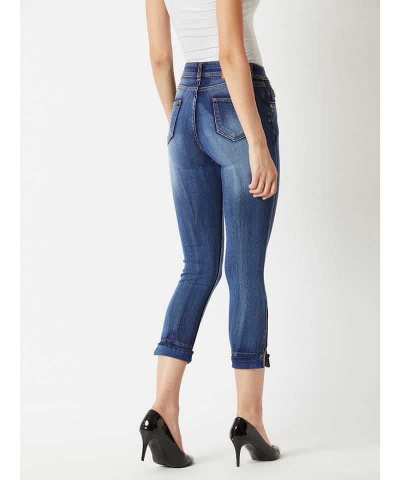 Artist Zip Crop Skinny Jeans