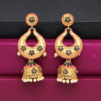 Red jhumkas 1