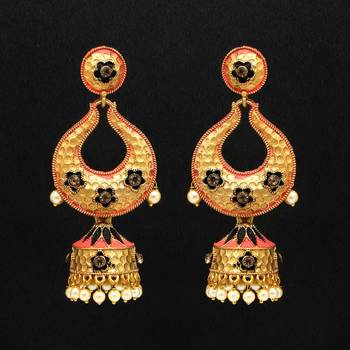 Red jhumkas 2