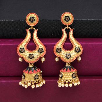 Red jhumkas 1