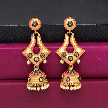 Red jhumkas 1