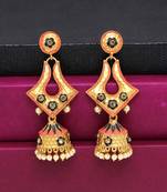 Red jhumkas