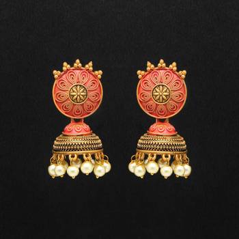 Red jhumkas 2