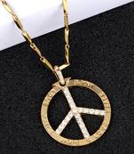 Gold Plated Daimond  Pendent Chain For Man And Boy