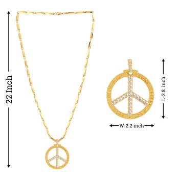 Gold Plated Daimond  Pendent Chain For Man And Boy 5