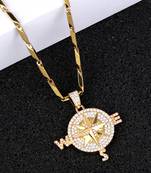 Unique  Gold Plated Daimond Pendent Chain For Man And Boy