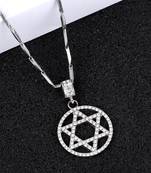 Silver Plated Daimond Pendent Chain For Man And Boy